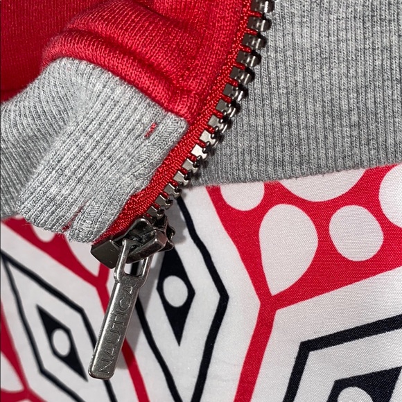 Nautica 3T Red Zip-Up Jacket - Picture 4 of 7